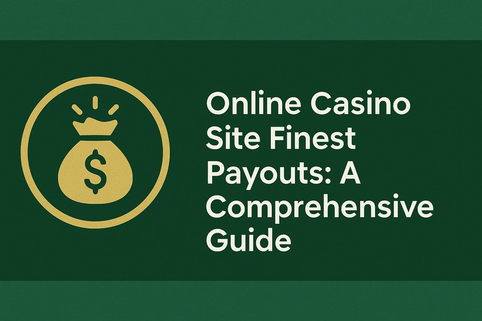 Online Casino Site Finest Payouts: A Comprehensive Guide