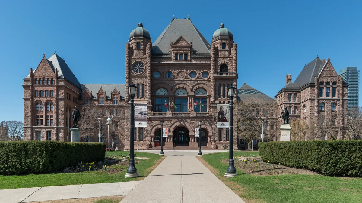 Ontario Legislative Building at Queen's Park, Toronto